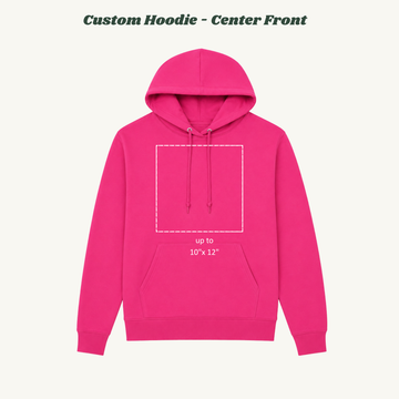 Center Front – Embroidery, up to 10"x12"