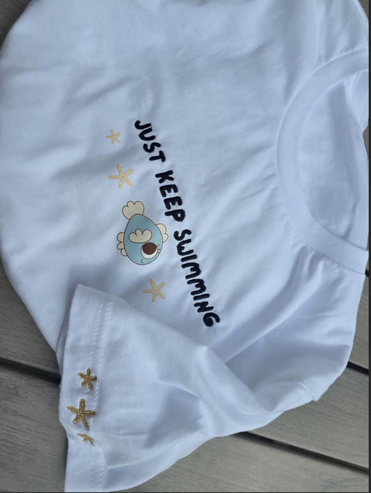 Just Keep Swimming Tee